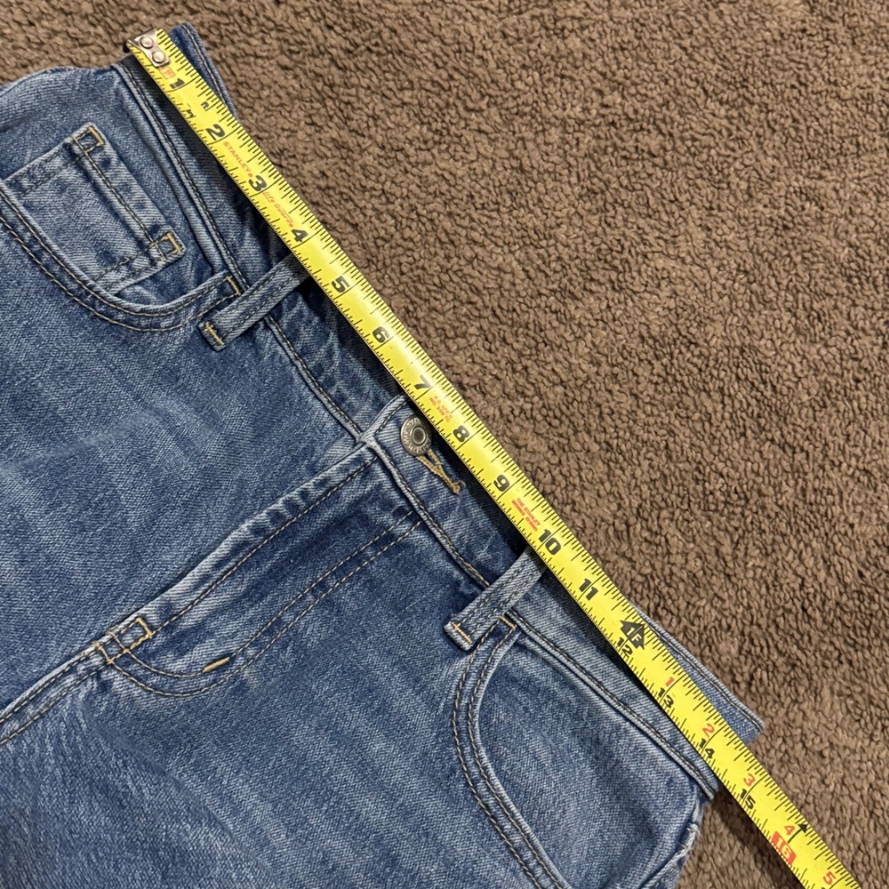 Old Navy-Mid Rise Wow Boyfriend-Sz 0 Ankle-Med Wash-Cotton Blend-EUC - Picture 11 of 14